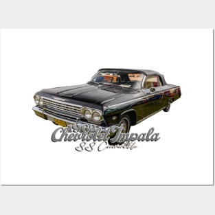 1962 Chevrolet Impala SS Convertible Posters and Art